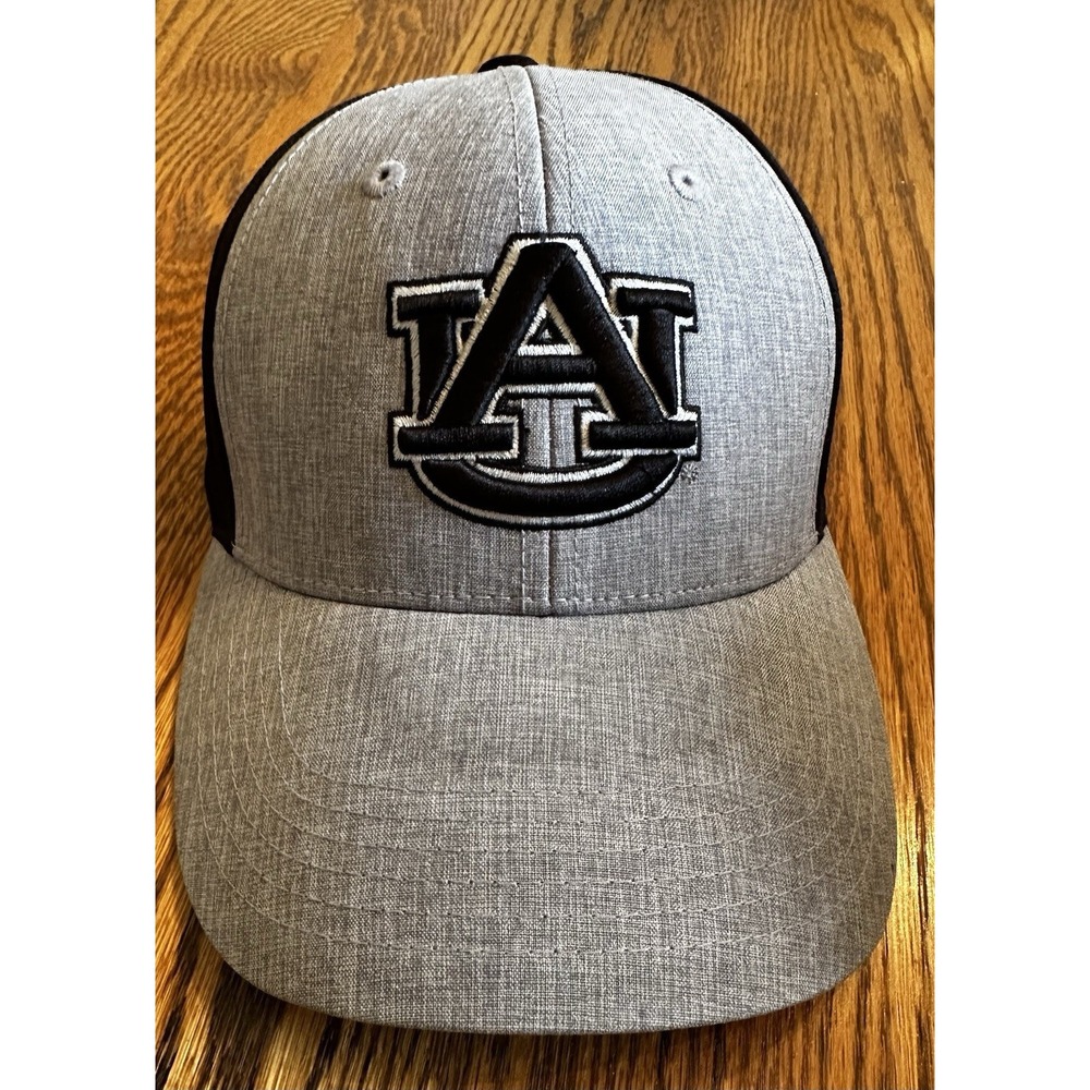 Top of the World Auburn Tigers Hat Gray Black Memory Fit NCAA Cap Mens L/XL